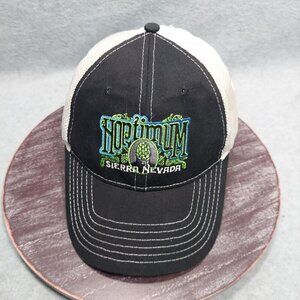 Sierra Nevada Optimum Trucker Hat Black & White Mesh Adjustable Back